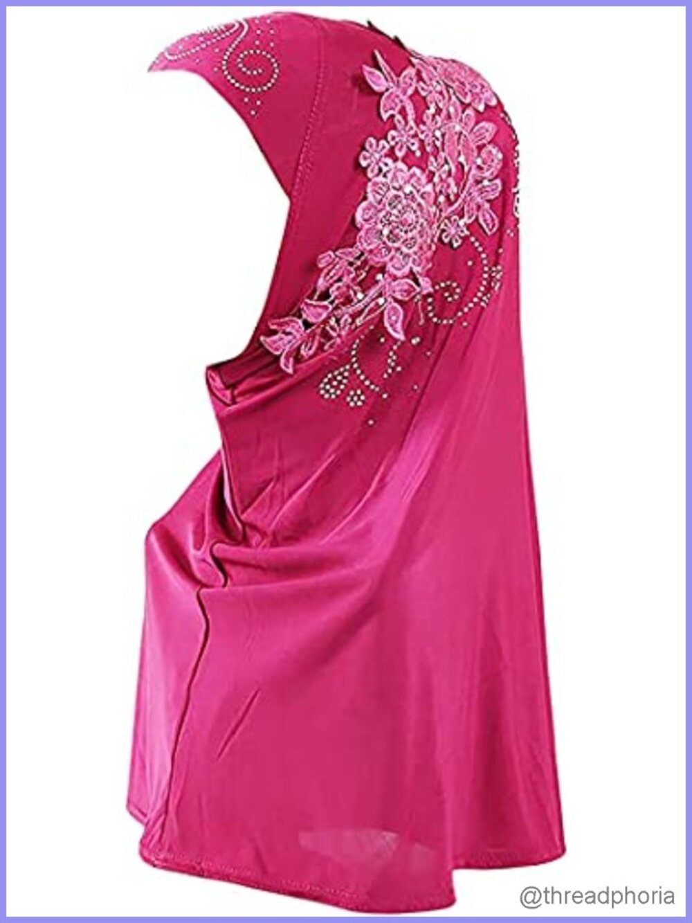 Chiffon Lace Hijab Women Full Cover Muslim Scarf Turban Head Wrap